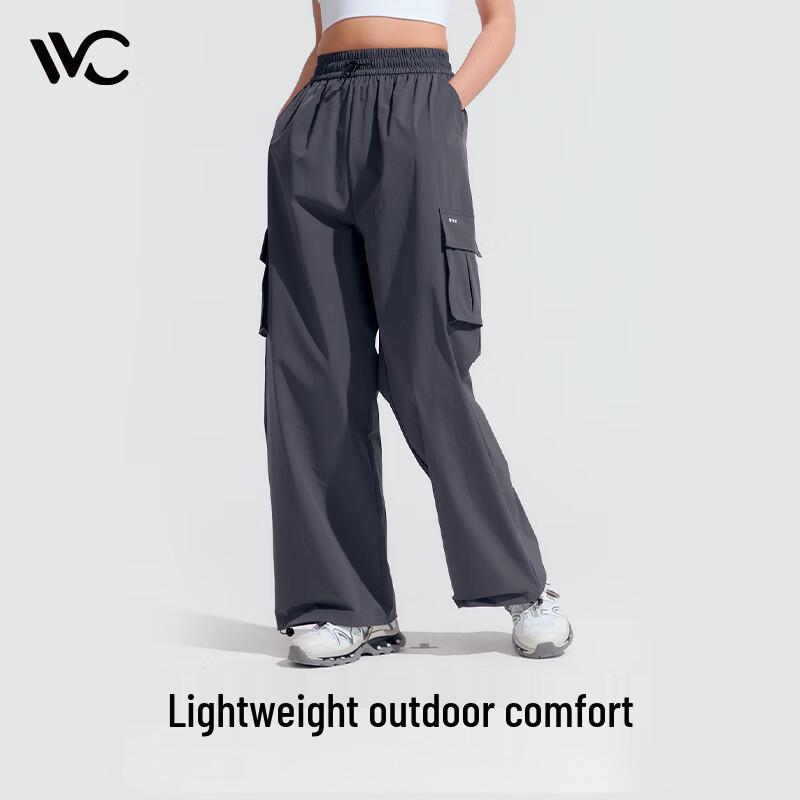 VVC Women s Convertible Wide-Leg Sun Protection Cargo Pants L