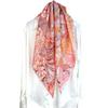 Elegant Fubao Rainforest! 14 Mmi Twill Silk Scarf Women'S Light Luxury Fashionable Mulberry Silk Scarf Large Square Scarf