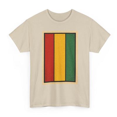 Guinea Flag T-Shirt | Retro Guinean Pride Tee | West Africa Heritage Shirt