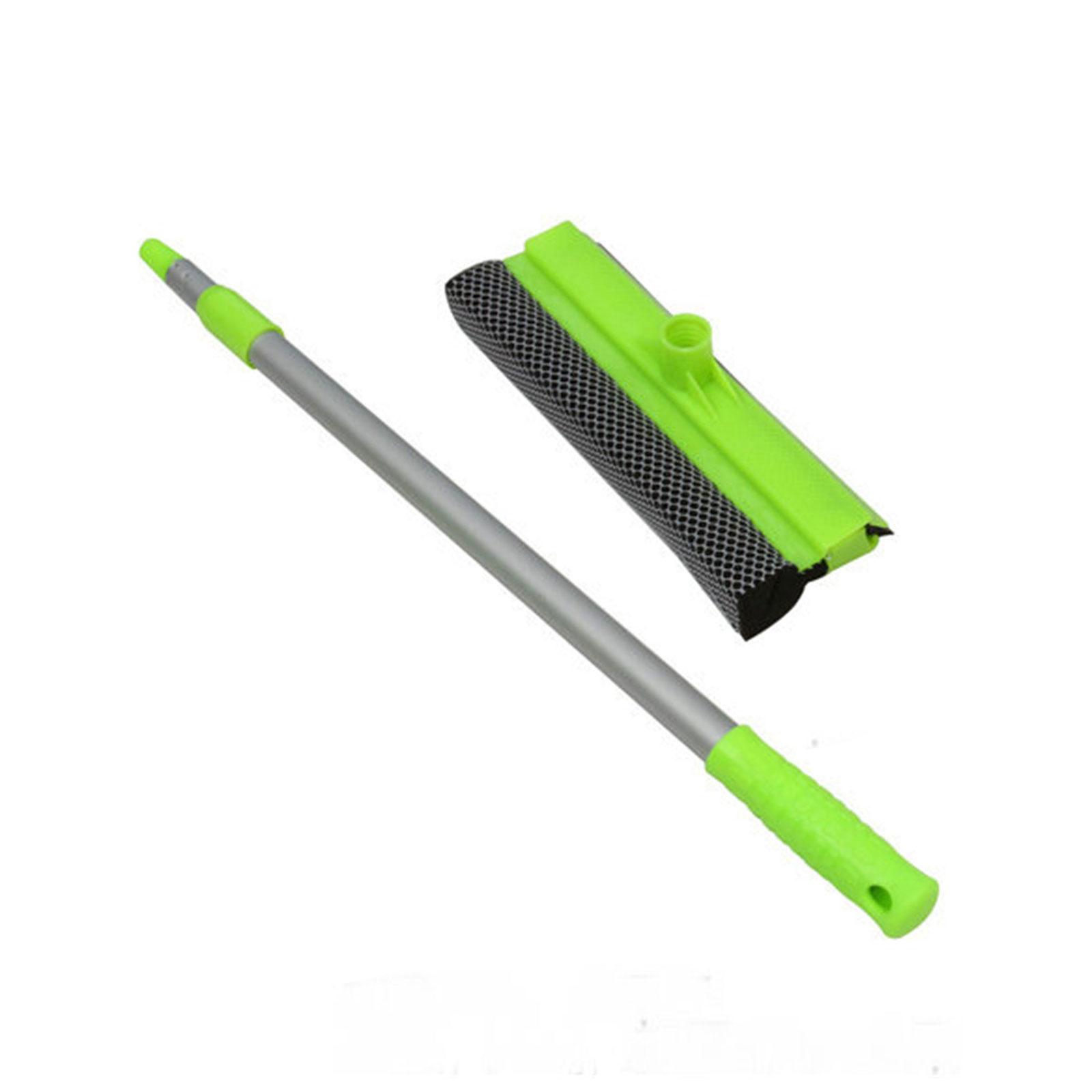 

Telescopic Window Squeegee Multiuse Adjustable Cleaning Tool for Glass Mirrors and Shower Doors зелёный