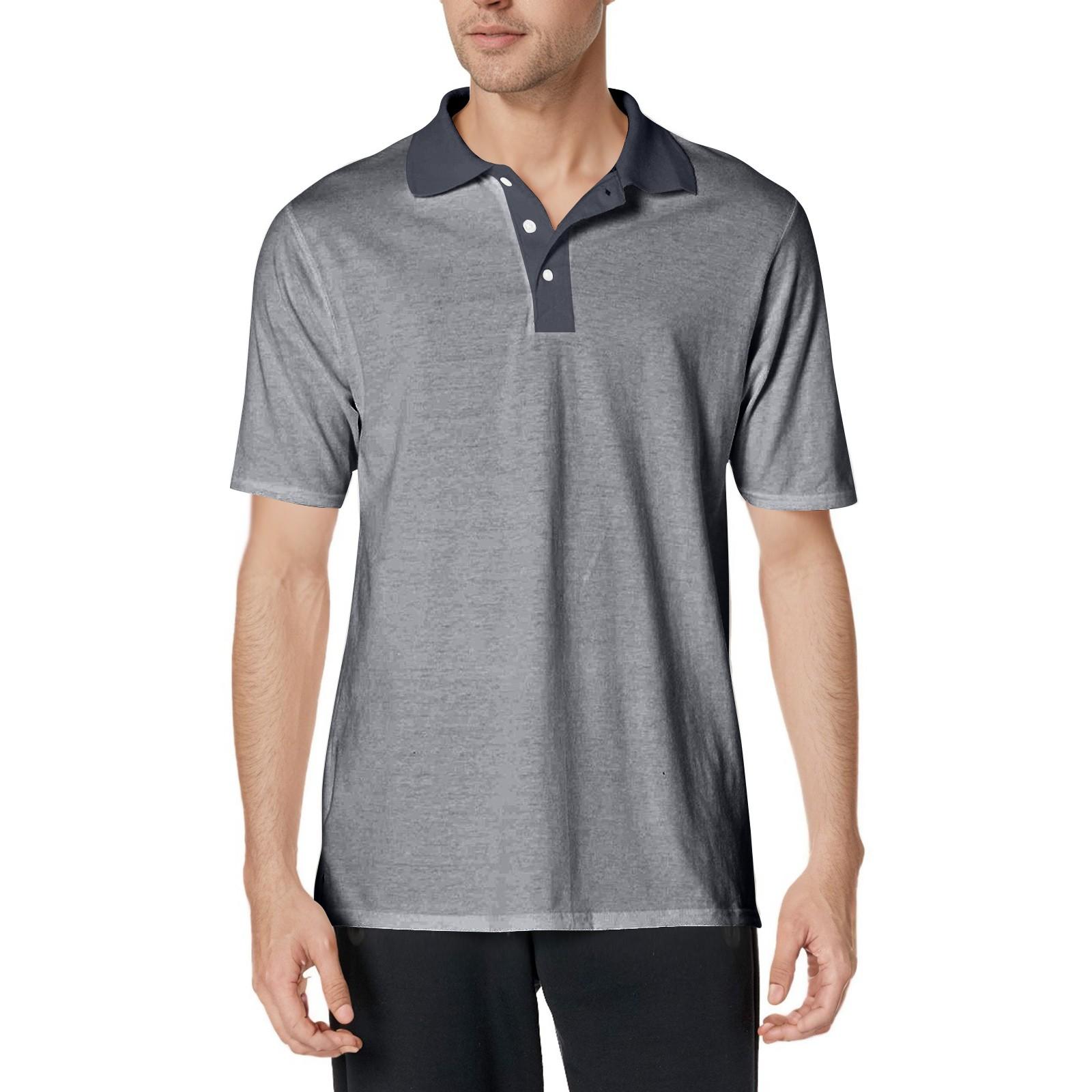 

Чоловіча футболка з коротким рукавом з м якої бавовни з коміром S