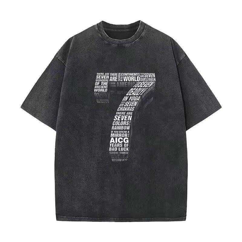 

Мужская футболка с коротким рукавом, модная, универсальная, летняя, тонкая, дышащая, прохладная, удобная, уличная одежда, мужской топ 5XL серый