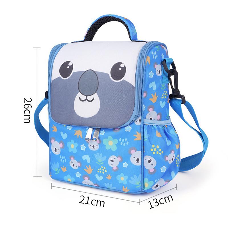 

M-New Large-capacity Vertical Lunchbox Bag, Cartoon Insulated Bag, Large-capacity Tote Bag, Can Be Worn Crossbody, Cute Pattern.