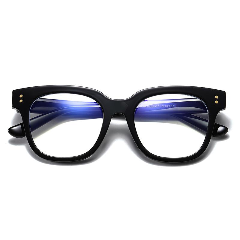 Classic Rivets Myopia Glasses Anne -1 to -6.0 Degrees Black Frame Unisex Vision Correction Glasses