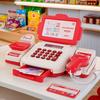 Toy Simulation Supermarket Cash Register Playing House Children'S Convenience Store Checkout Page Model Swipe Card Scanning