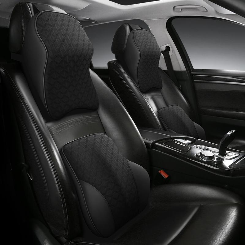 Auto Kissen Lordosenstütze Kissen Büro Stuhl Low Back Pain Kissen Memory Foam Haltung Korrektur Auto Produkt Sitz