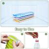 Silicone Ice Cube Tray with Lid Narrow Water Bottle Ice Cube Stick Pop Out for Quick Ideal for Water and Sports Bottles BPA-Free