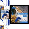 Gutter Cleaning Brush With Telescopic Extendable Pole For Home Maintenance And Dust Removal