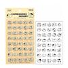 Kawaii Cartoon Silicone Scrapbook Stamp Cute Animal Snack Dessert Transparent Stamp DIY Decor Journaling Background Stamp
