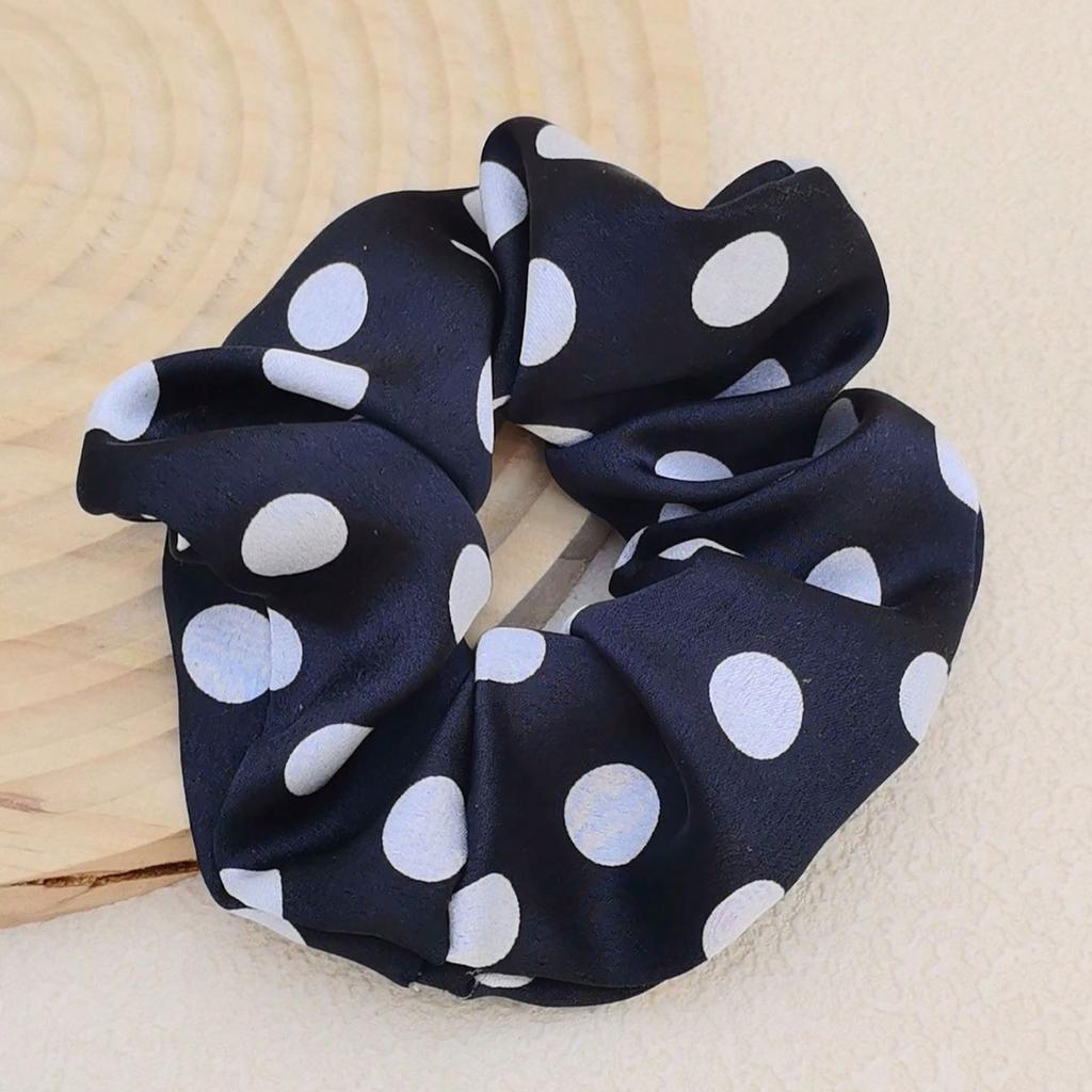 1 stk ensfarvet stribet fluorescerende scrunchie Hårtilbehør Scrunchies Hårelastikker Scrunchy Hårelastikker, Afslappet