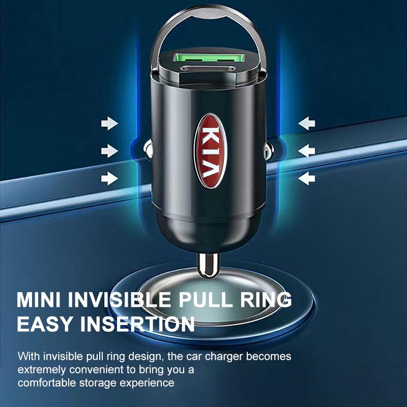 1 Stück Autoladegerät USB Typ-C Schnellladeadapter Autozubehör Für KIA Ceed Rio Sportage R K3 K4 K5 K6 K7 K8 Ceed Sorento Cerato Optima