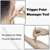 3PCS Facial Reflexology Massage Tool Stainless Steel Acupuncture Pen Double Headed Ear and Body Point Probe Pen Health Care Tool