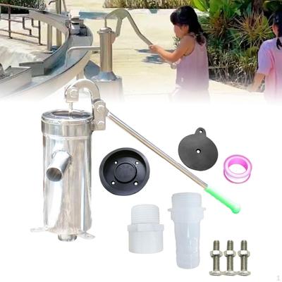 Handpumpe mit manueller Saugkraft Tiefbrunnen Handverdickt Hohe Arbeitseffizienz Modern Edelstahl für