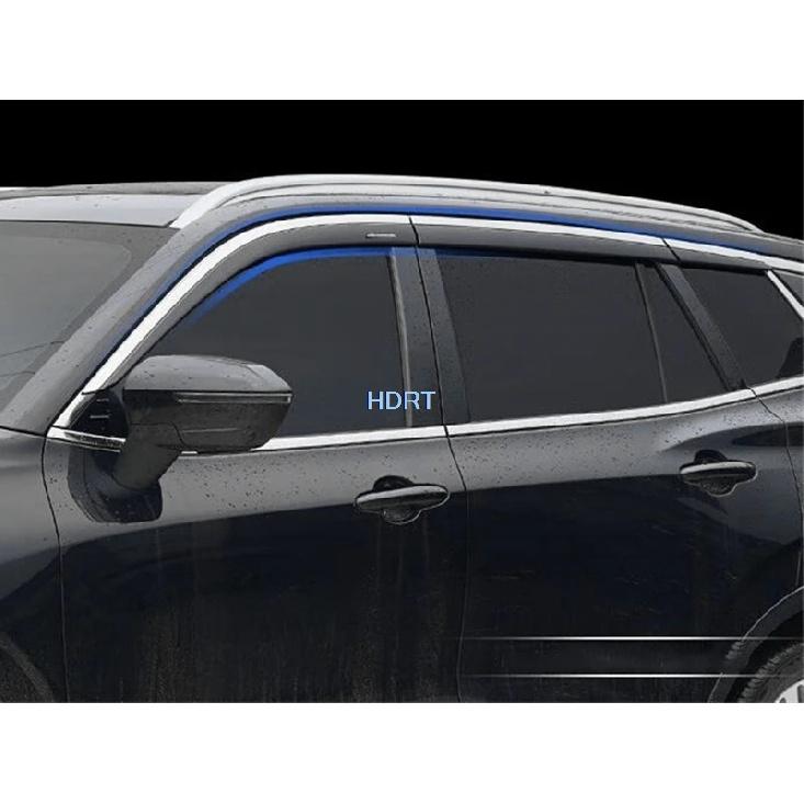 Car Styling Weather Shield Window Visor Deflector For Ford Equator Sport Territory 2022 + Sun Rain Screen Shelter Accessories