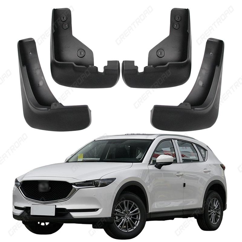 4Pcs Durable ABS Mud Flaps For Mazda CX-5 2nd Gen KF 2017 2018  Car Mud Flaps Fender Guards Easy Tall Auto Accessories