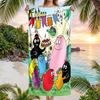 Barbapapa Fashion Beach Towel: Ideal for Summer Adventures Soft, absorbent and quick drying suitable for swimming and bathing