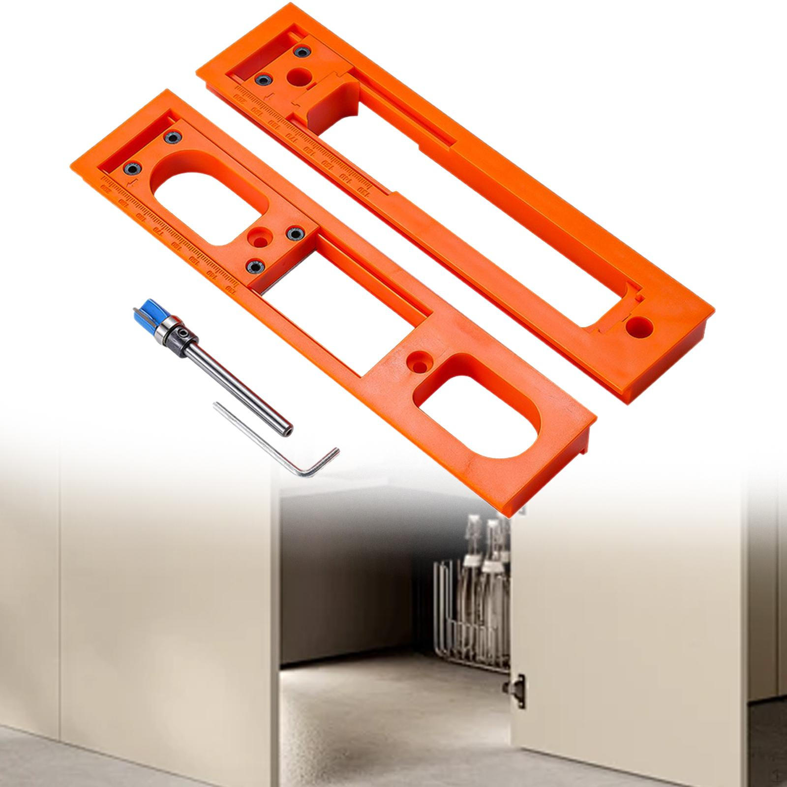 

Slotting Locate Tool Door Hinge Jig Wooden Hole Guide,Home Improvement,Template