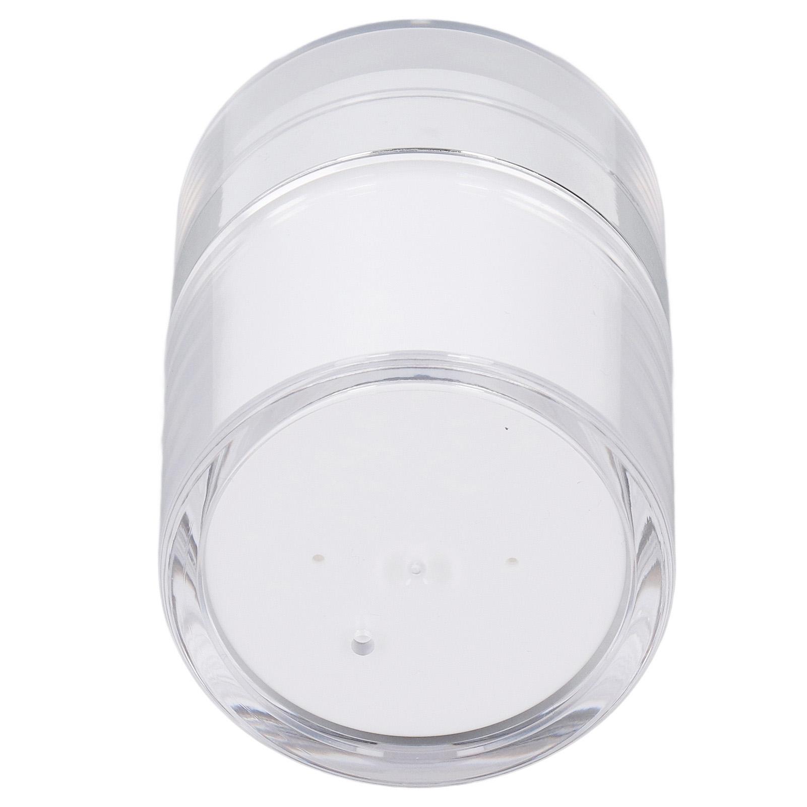 

30 мл банка для крема пластиковый дозатор лосьона загуститель маленький пустой герметичный вакуумный контейнер для макияжа