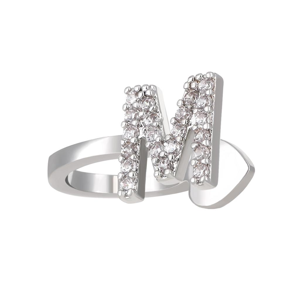 Advanced Temperament 26 English Letter Ear Clip Simple U No Ear Hole Earrings For Women