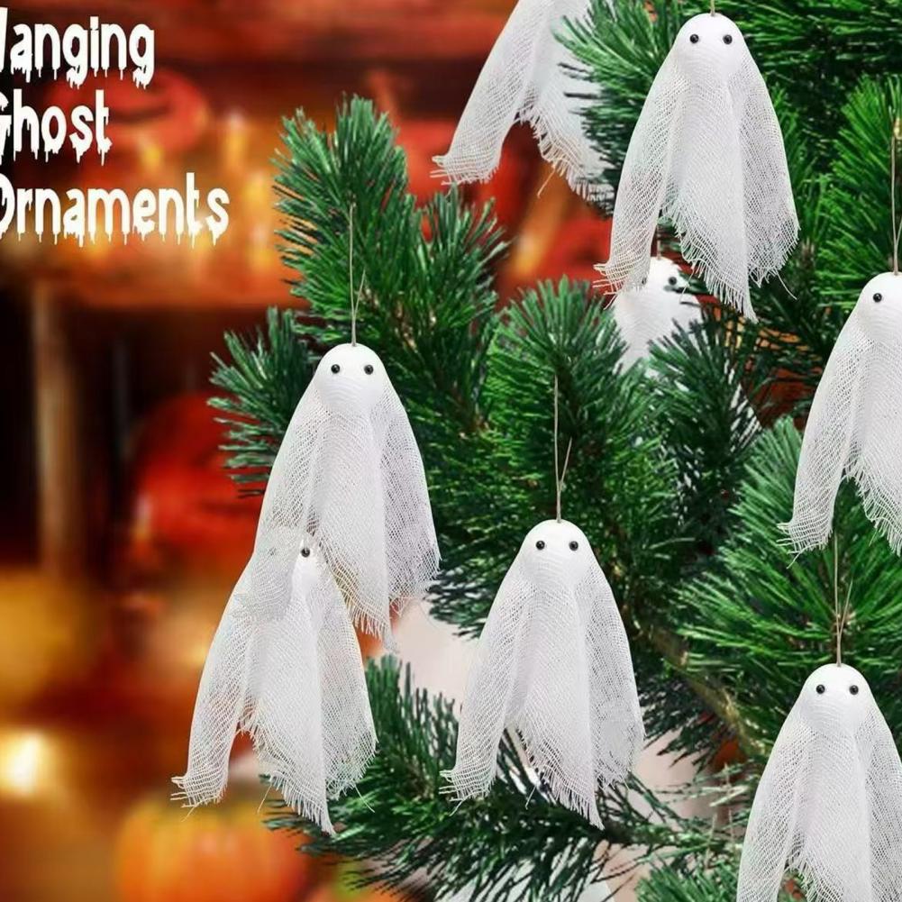 Halloween Hängende Geisterdekoration Realistische Halloween Geisterdeko Gruselige Halloween Hängende Geisterornamente für Spukhaus