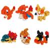 Kawada Nanoblock Mini Nano Pokemon Fire Type NBMC11S 1BOX  6 Pieces, 6 Types In Total