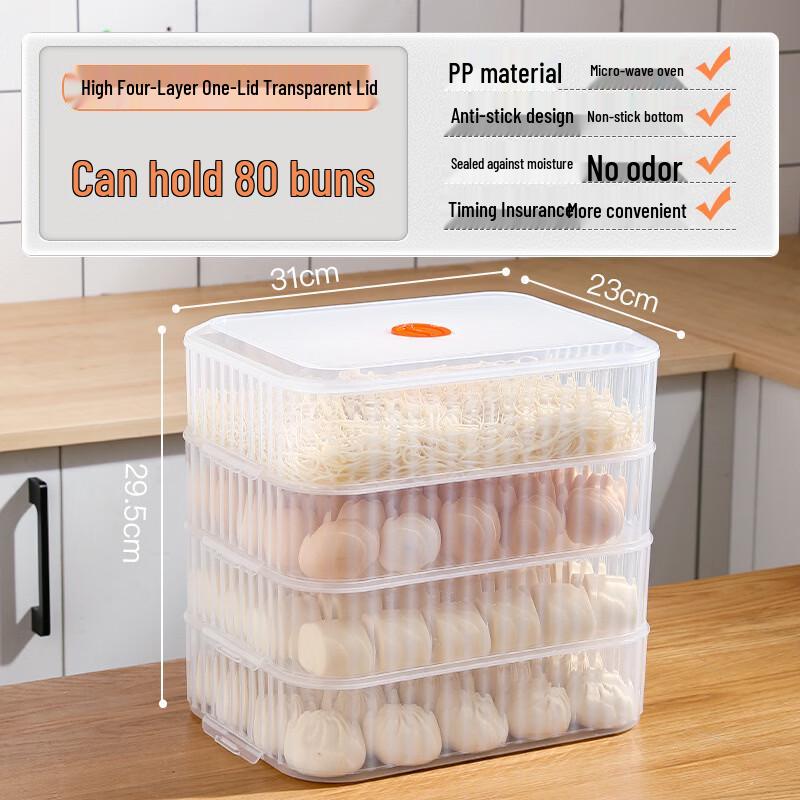 Multi-layer Freezer Food Storage Box