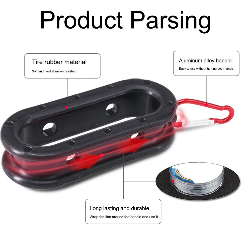 Fishing Line Winder Knot Tying Puller Tool for Outdoor Fishing Accessories