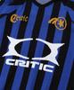 Critic Strickstreifen Renn-Trikot Schwarz