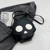 Women Coffin Satchel Purse Gothic Shoulder Bag PU Leather Skull Shape Cellphone Pouch Y2K Crossbody Bags Halloween Versatile Bag
