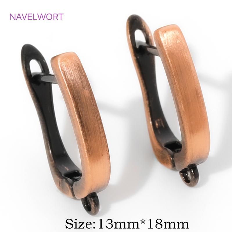 Fasteners For Earring Antique Bronze Shvenzy Earwires Brass Earring Hooks Earring Fixtures For DIY Earrings Making Accessories