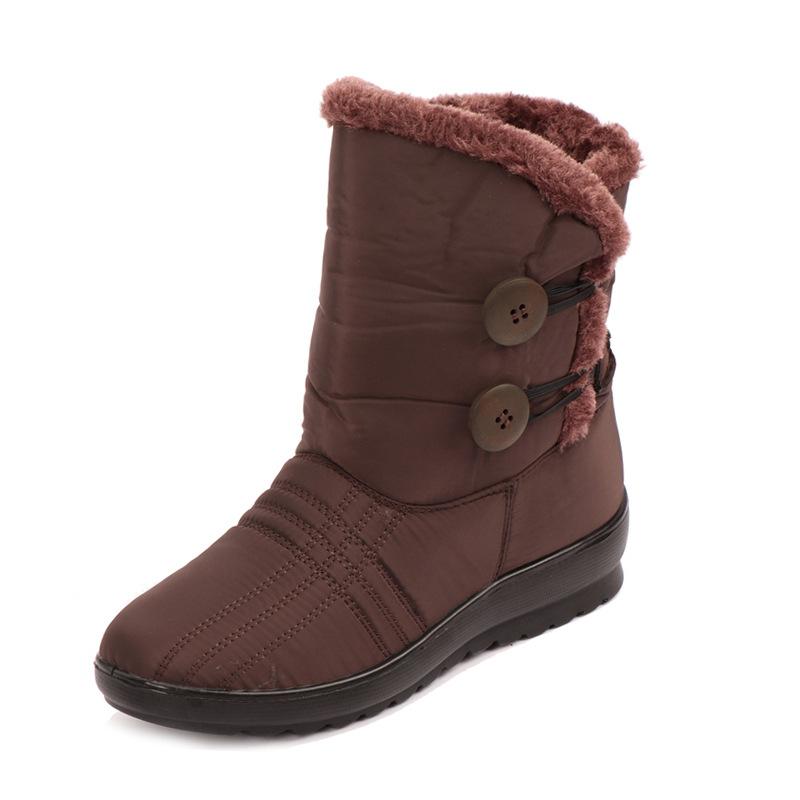 

Новые женские бархатные утепленные зимние ботинки средней длины на осень и зиму, нескользящие легкие женские повседневные ботинки 40