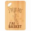 Planche À Découper - PLANETEE - Rectangulaire - Bambou - 30x20x1 Cm - Gravée «J'peux Pas»