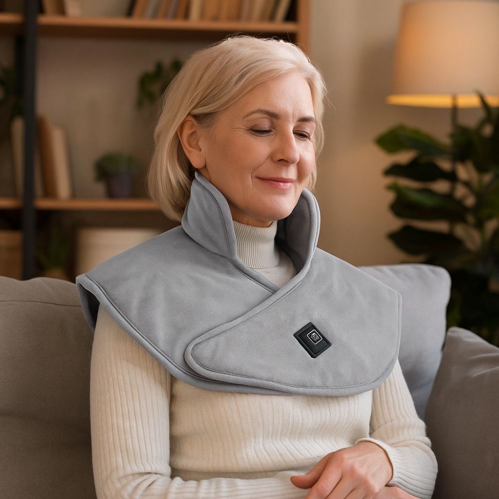 Three Gear Electric Warmer Shawl Soft Comfortable Heating Neck Wrap Heating Shoulder Pad  Home