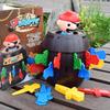 Extra Large Pirate Barrel Prank Game - Insert Swords for Party Fun