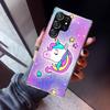 Pink Unicorn Rainbow Phone Case For Samsung Galaxy S23 S24 S25 Edge S26 Ultra S22 + S21 Plus S20 FE Cover Silicone Print Shell G