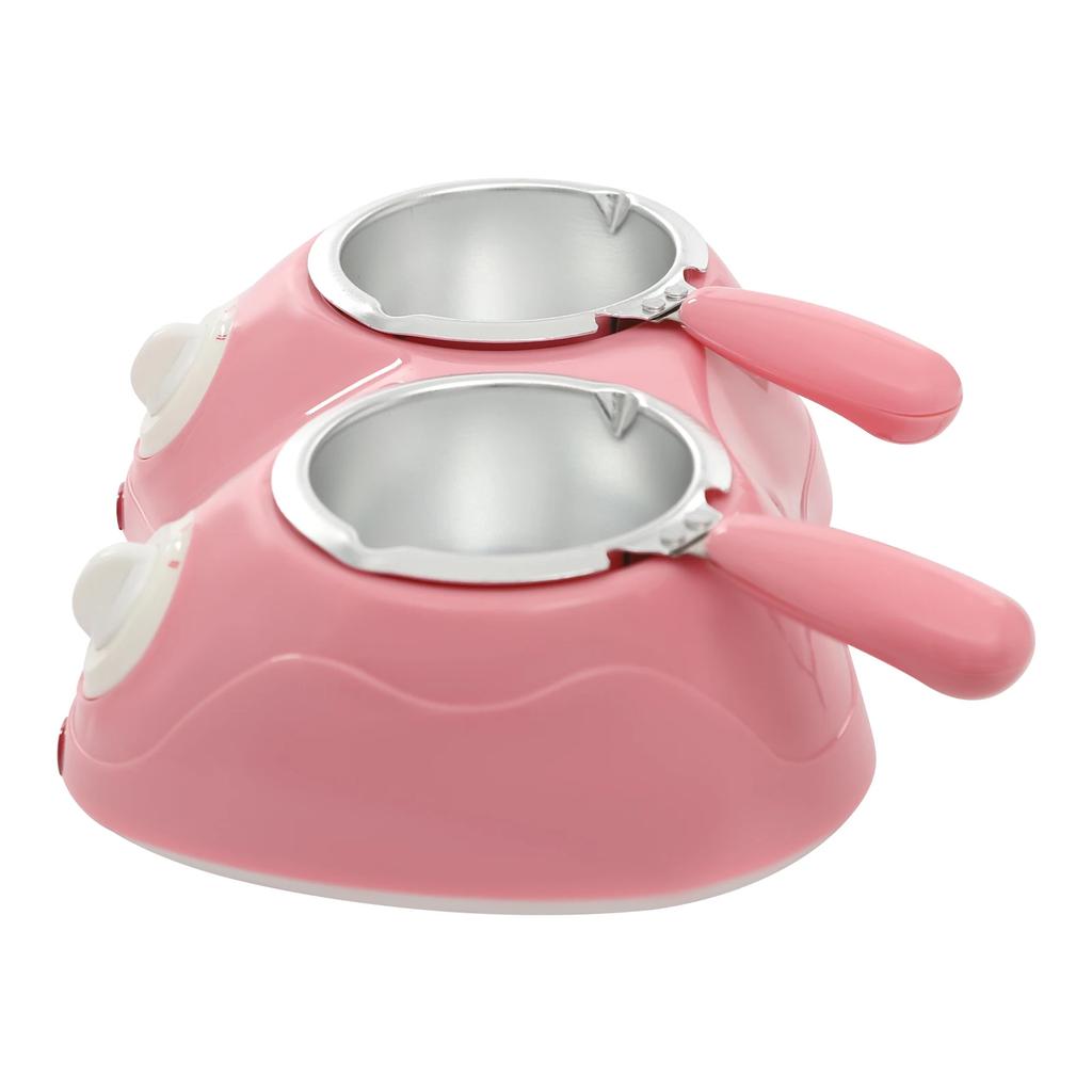 Chocolate Melting Pot,Electric Chocolate Fondue Double Pot Set Mini Heating Machine with Molds and Forks,Suitable for Milk Candy