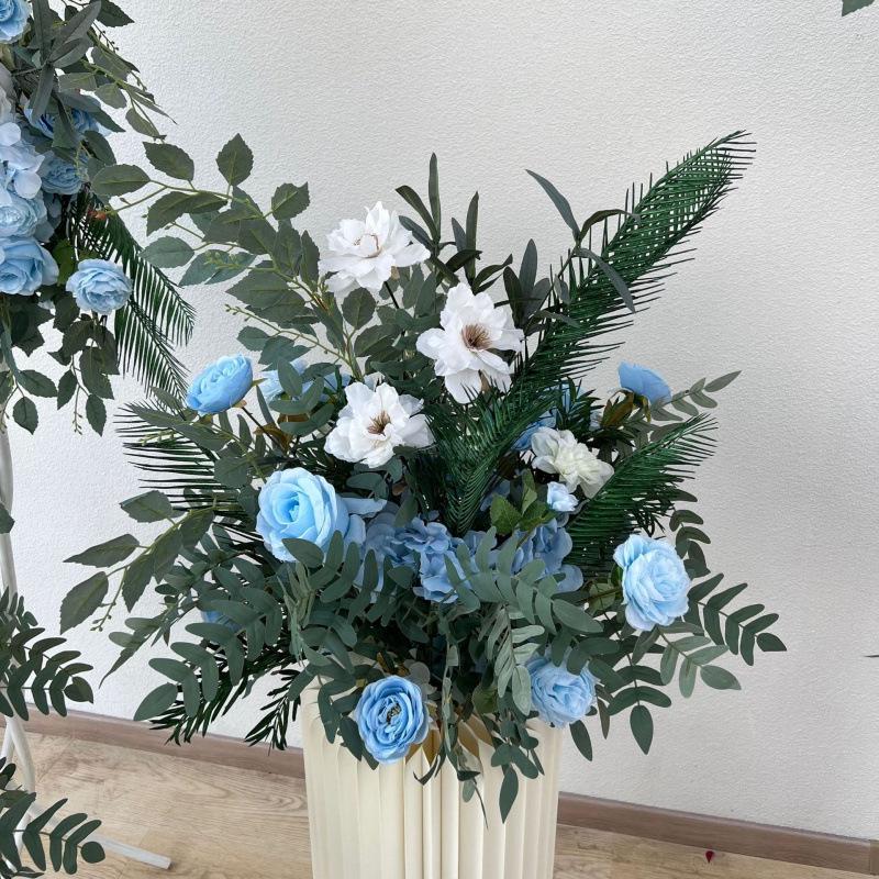 Large Silk Flower Arrangement for Wedding Aisle Decoration