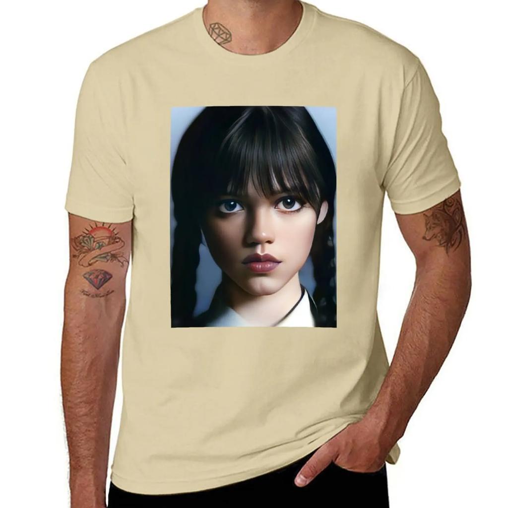 New Merlina Paint Tshirt Blank T Shirts Aesthetic Clothing Sports Fan Tshirts Tshirt For A Boy Big And Tall T Shirts For Unisex