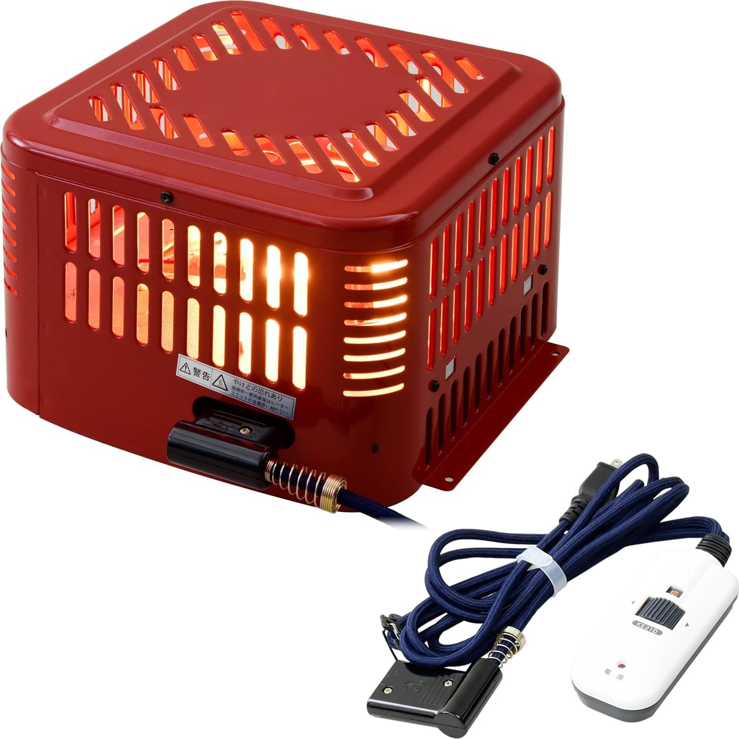 

Metro Denki Kotatsu Replacement Heater Unit Halogen Heater Quick Heating Hand Controller MH-605RE(DB) червоний