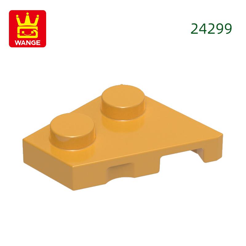 Non-Toxic 201Pcs/Lot 24299 Wedge Plate 2 X 2 Left Block Moc Color Accessories Compatible With Brick Diy Children'S Toy Assembly Parts
