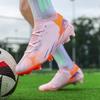 New Fashion Long Spikes Soccer Cleats for Men Women Breathable Socks Shoes Futsal Men Professional Football Sneakers Men