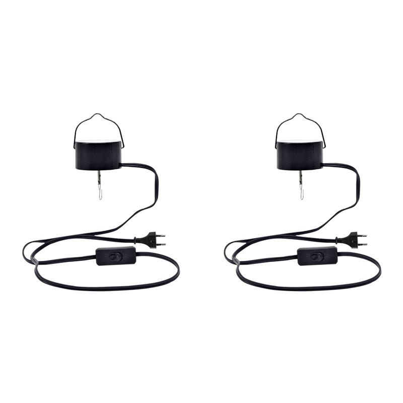 Moteur d'hélice à vent rotatif Premium-2X Pour carillon à vent Décoration suspendue Alimenté par électricité Présentoir suspendu Rotatif - Prise UE