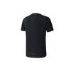 Fila Athletics American Vintage Letter Logo Print Crew Neck Pullover Sports Short Sleeve T-Shirt Men T-Shirts Deep-Black A11M317103F-BK