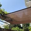 Thicken 180GSM Anti-UV HDPE Coffee Brown Sunshade Net Garden Plant Cover Sun Shade Sails Balcony Terrace Safety Privacy Screen