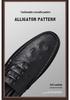 Men's Crocodile Pattern Slip-On Leather Loafers - Large, Versatile, Casual Driving Shoes