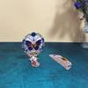 Tuban - Set: Castle / Butterfly / Peacock Alloy Handheld Mirror + Hair Comb (Various Designs)