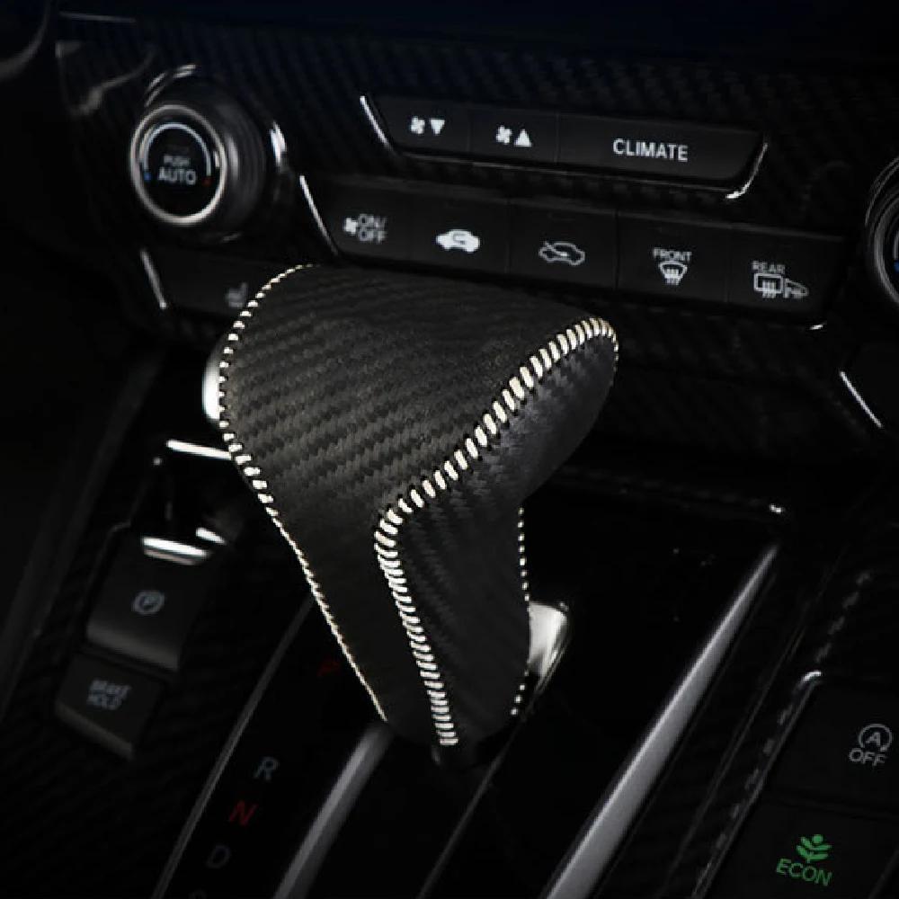 Copri pomello cambio auto per Honda CRV CR-V 5a 2017 - 2025 LHD Copri cuffia leva cambio Pelle Protettore Accessori