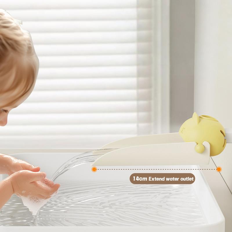 Kreslené prodlužovací nástavce na kohoutky Silikonový výtok proti stříkající vodě Pomocník pro mytí rukou dětí Koupelna Kuchyňský dřez Příslušenství ke kohoutkům
