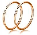 Labret Nose Piercings Jewelry 20G Stainless Steel Hoop Nose Ring Hypoallergenic CZ Hoop Tragus Cartilage Nose Rings