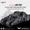 Official 1:18 Dark Knight Batmobile Alloy Model with Sound & Light Toy for Boys